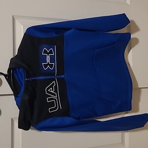 Boys Quarter Zip Under Armour Hoodie